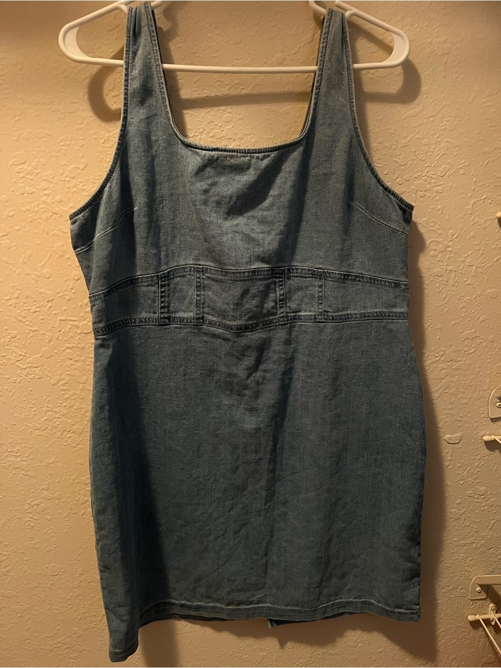 No Boundaries Light Blue Denim Tank Dress